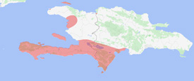 Range map of Aristelliger expectatus